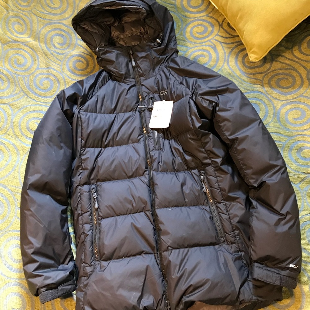 NWT OR Womens Super Alpine Parka size Medium color Black